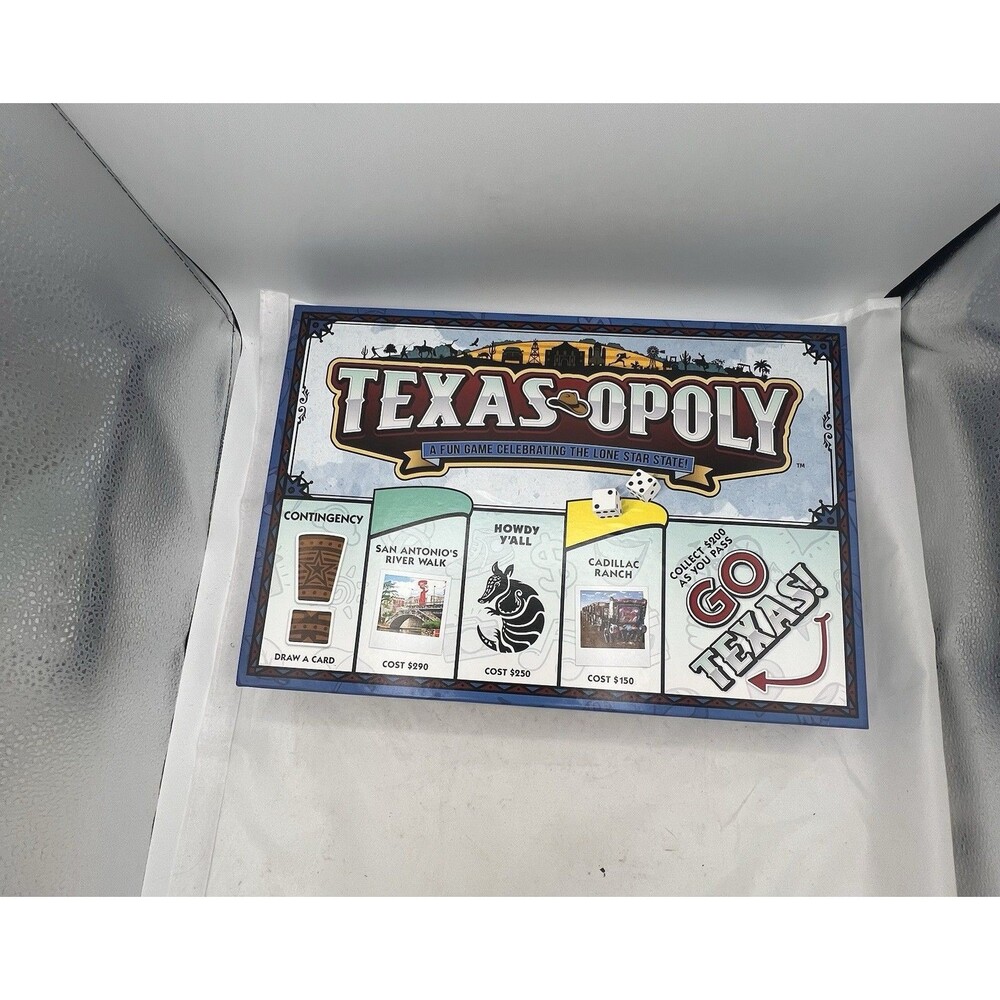 TEXASOPOLY THE LONE STAR STATE BOARD GAME NEW Open Box